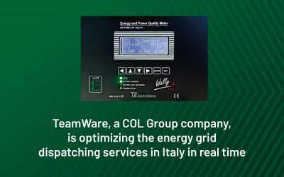 TeamWare, a COL Group company, is optimizing the energy grid dispatching services in Italy in real time