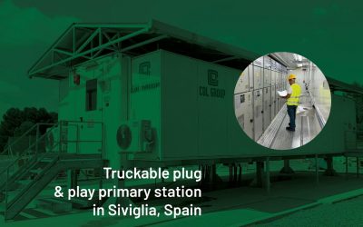 Truckable plug & play primary station in Siviglia, Spain